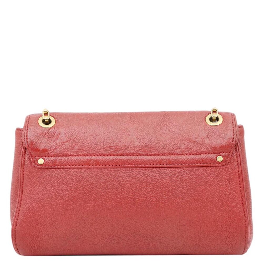 Louis Vuitton Saint Germain PM Monogram Empreinte Leather Shoulder Bag Red - Picture 3 of 16
